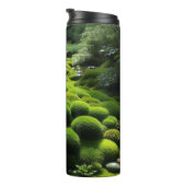 Bouteilles Isothermes Éco-chic mousse verte vibrante (Tourné sur la droite)