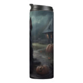 Bouteilles Isothermes Ecosse Terrier Citrouille Halloween effrayant (Tourné sur la droite)