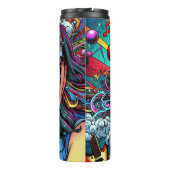 Bouteilles Isothermes Écouter de la musique sur les écouteurs Psychédéli (Dos)