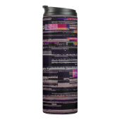 Bouteilles Isothermes Écran TV rayé avec pixels cassés. Fu Abstrait (Tourné sur la droite)