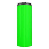 Bouteilles Isothermes Écran vert de la lettre initiale monogramme person (Dos)