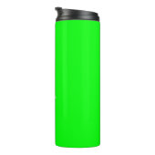 Bouteilles Isothermes Écran vert de la lettre initiale monogramme person (Tourné sur la droite)