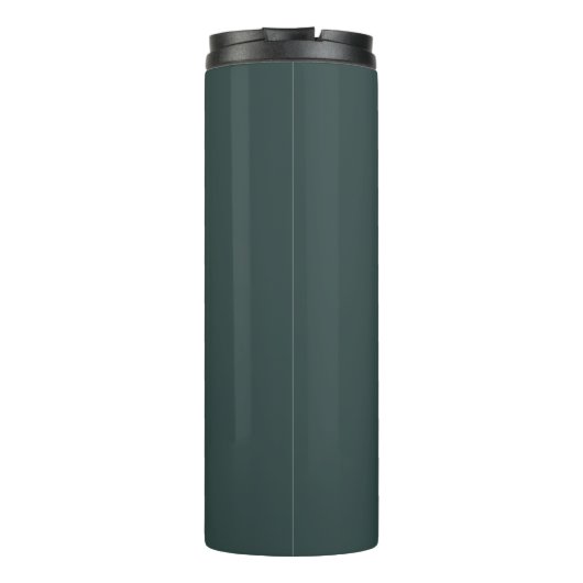 Bouteilles Isothermes Écriture en lettres or moderne vert foncé (Dos)