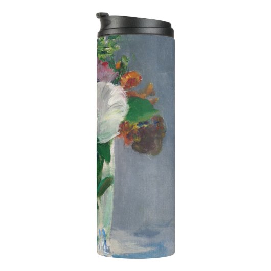 Bouteilles Isothermes Edouard Manet - Fleurs dans un Vase de Cristal (Tourné sur la droite)