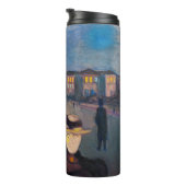 Bouteilles Isothermes Edvard Munch - Soirée sur Karl Johan Street (Tourné sur la droite)