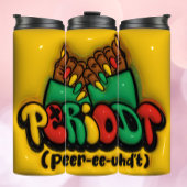 Bouteilles Isothermes Effet gonflé 3D PERIODT ! Embrasser l'afro-américa