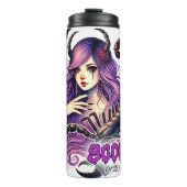 Bouteilles Isothermes Éffrayant Scorpio Zodiac Halloween Cadeau Annivers (Devant)