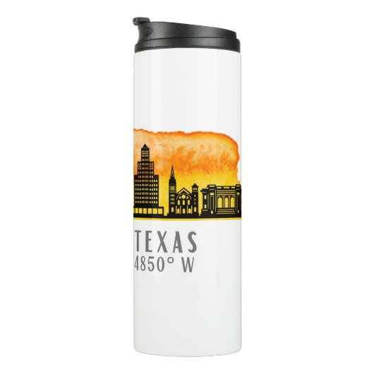 Bouteilles Isothermes El Paso Skyline Latitude et Longitude (Tourné sur la droite)