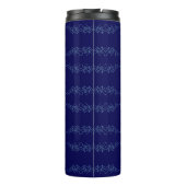 Bouteilles Isothermes Electric Blue Neural Horizon Abstract Pattern (Dos)