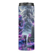 Bouteilles Isothermes Électrique Chrome Semi Camion Frappe de foudre (Dos)