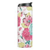 Bouteilles Isothermes Élégance Abstraite florale Arrière - plan sans cou (Tourné sur la gauche)