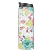 Bouteilles Isothermes Élégance Abstraite florale Arrière - plan sans cou (Tourné sur la droite)