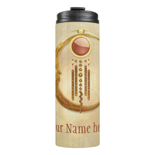 Bouteilles Isothermes Elégance céleste 3D Nouvel Âge (Devant)