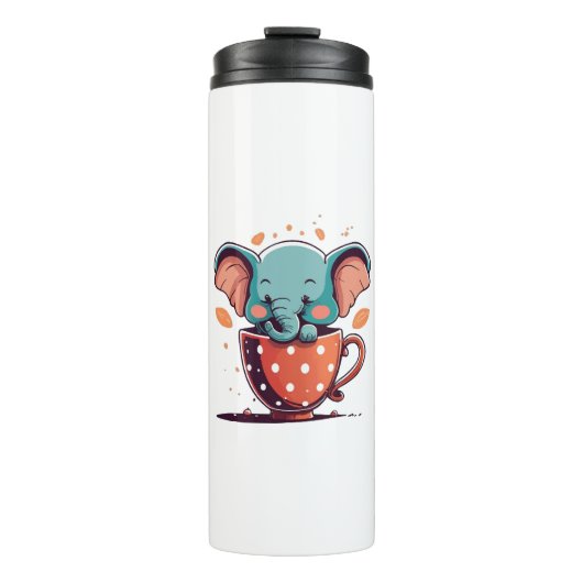 Bouteilles Isothermes Élégance de l'éléphant (Devant)