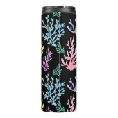 Bouteilles Isothermes Élégance des récifs de corail : Motif d'aquarelle (Dos)