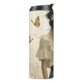 Bouteilles Isothermes Élégance douce dans une danse papillon (Tourné sur la gauche)