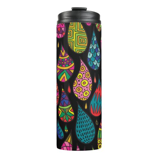 Bouteilles Isothermes Elégance florale, arrière - plan abstrait. (Devant)