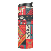 Bouteilles Isothermes Élégance médiévale : Conception Motif transparente (Tourné sur la gauche)