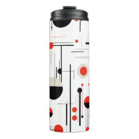 Elégant Bauhaus coloré formes géométriques sur bla