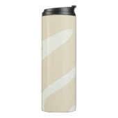 Bouteilles Isothermes Elegant Beige Cream Simple Organic Pattern (Tourné sur la gauche)