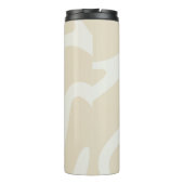 Bouteilles Isothermes Elegant Beige Cream Simple Organic Pattern (Dos)