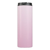 Bouteilles Isothermes Élégant dégradé neutre Corail rose rose Nom person (Dos)