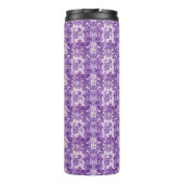 Bouteilles Isothermes Elegant floral pattern in purple tones (Dos)