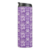 Bouteilles Isothermes Elegant floral pattern in purple tones (Tourné sur la droite)