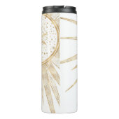 Bouteilles Isothermes Elegant Gold Doodles Sun Moon Mandala Design (Dos)