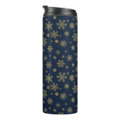 Bouteilles Isothermes Elegant Gold Snowflake Winter Pattern (Tourné sur la droite)