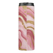 Bouteilles Isothermes Elégant marbre rose et or (Dos)