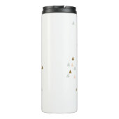 Bouteilles Isothermes Élégant Mignon Ours Blonde Fille Monogramme (Dos)