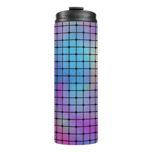 Bouteilles Isothermes Elegant Modern Colorful Squares Tiles | (Devant)