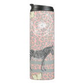 Bouteilles Isothermes Élégant Moderne Éclectique Chic Pastel Rose Grey (Tourné sur la droite)