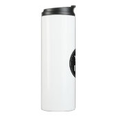 Bouteilles Isothermes élégant, moderne, raffiné et éditable. (Tourné sur la gauche)