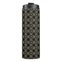 Élégant Motif de carrelage Carré Gold Art Déco mod