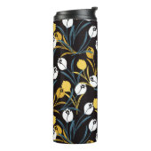 Bouteilles Isothermes Élégant motif floral de Tulipe (Tourné sur la gauche)