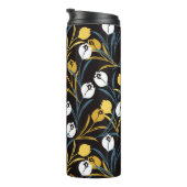 Bouteilles Isothermes Élégant motif floral de Tulipe (Tourné sur la droite)