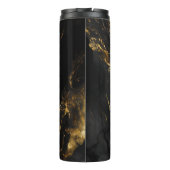 Bouteilles Isothermes Élégant noir faux parties scintillant en marbre de (Dos)