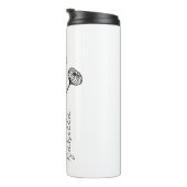 Bouteilles Isothermes Élégant Nom de script Novembre Mois de naissance F (Tourné sur la droite)