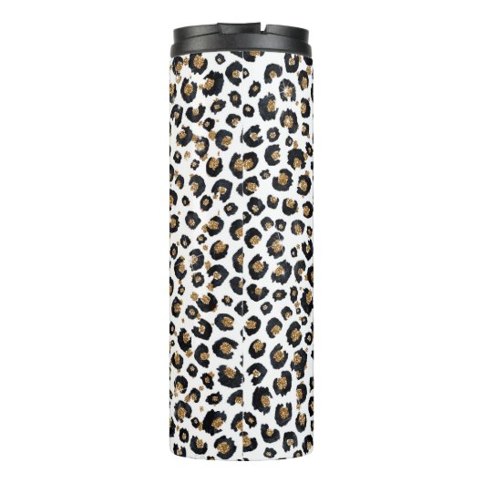 Bouteilles Isothermes Élégant Parties scintillant d'or Motif Leopard (Dos)