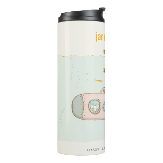 Bouteilles Isothermes Élégant petit sous-marin sous-marin Monogramme de  (Tourné sur la gauche)