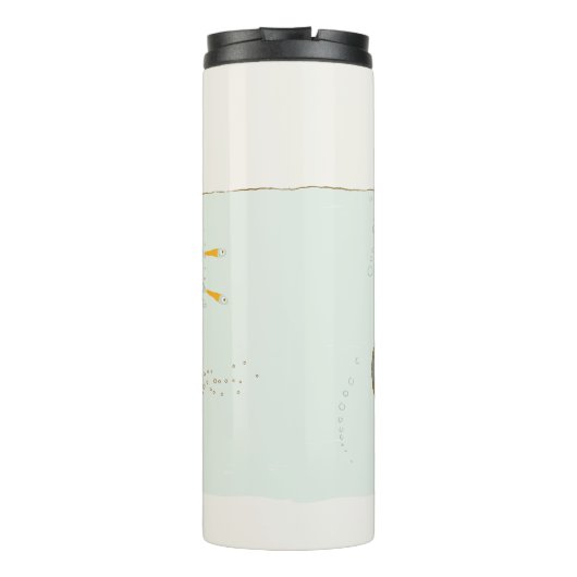 Bouteilles Isothermes Élégant petit sous-marin sous-marin Monogramme de  (Dos)