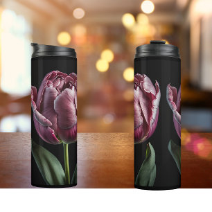 Bouteilles Isothermes "Elegant Purple Tulip" 12 oz. Parfum