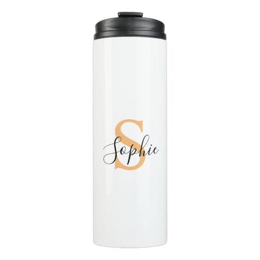 Bouteilles Isothermes Elegant Script Custom Name Personalized Gift (Devant)