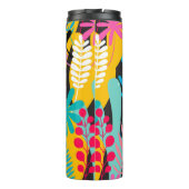 Bouteilles Isothermes elegant seamless pattern with abstract leaves and  (Dos)