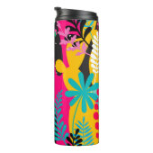 Bouteilles Isothermes elegant seamless pattern with abstract leaves and  (Tourné sur la droite)