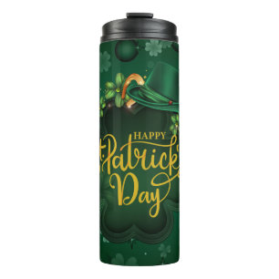 Bouteilles Isothermes Elégant vert foncé - Joyeuse St. Patrick's Day