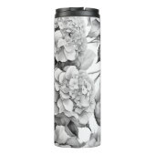 Bouteilles Isothermes Elégante aquarelle blanche grise noire (Dos)