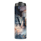 Bouteilles Isothermes Elégante aquarelle marbre Agate Parties scintillan (Devant)